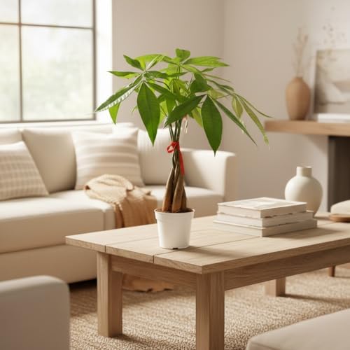 Money Tree Live Indoor Plant | 14-22 Inches Tall Bonsai | Easy to Grow Houseplant | Home, Office, or Room Decor | Birthday, Housewarming Gift in 4 Inch Pot - Image 3