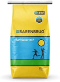 Barenbrug Turf Saver RTF Grass Seed with Yellow Jacket Seed Coating - Less Water Self-Repairing Tall Fescue Turf for Use on Sports Field, Golf Courses, Parks, Lawns, and Yard (25 LB Bag) by Barenbrug