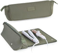 BAREFOOT CARIBOU Hair Tools Travel Bag and Heat Resistant Mat 17" (Olive) by BAREFOOTCARIBOU
