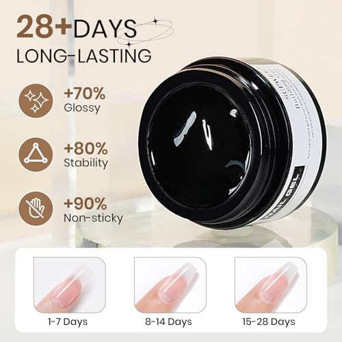 Clear 3D Sculpting Gel Non-Stick Hand Solid Builder Gel for Nails - Image 6