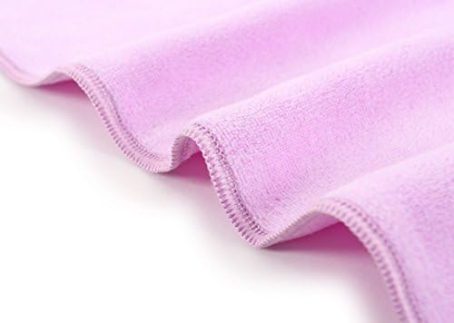 Microfiber Hair Towel Anti Frizz Hair Wrap Super Absorbent Curly Hair Drying Towel 23.6''x47'' Large Multifunction Towel for Bath Spa Makeup, Light Purple - Image 6