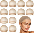MEEZY 24 Pcs Skin Colored Wig Caps for Women, Non-Slip Stocking Cap for Lace Front Wig, Funny Party Cosplay Hair Cap Closed-End Hair Nets for Bachelorette Party Halloween Costume Birthday Wedding by MEEZY