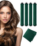 Seritant Heatless Curls Overnight with Satin Head Scarf, Velvet Hair Rollers for Blowout Look, No Heat Curling Rod for Long Thick Hair, Soft Sleep In Flexi Rods by Unknown