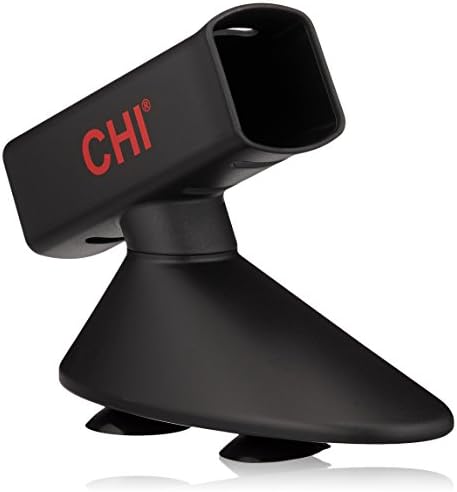 CHI Flat Iron Stand Suction, Heat Resistant Hair Tool Holder, Black by FaroukSystemsInc