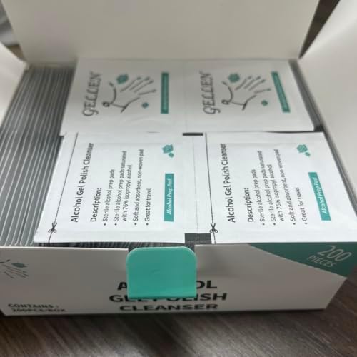 GELLEN Nail Cleanser Pads and Polish Remover Pads 400 Pack with Tools - Image 4