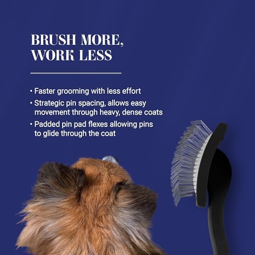 Chris Christensen Baby K Dog Slicker Brush, Groom Like a Professional, Fluff Detangle Style, Saves Time Energy, Black, Small - Image 5