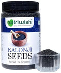Nutriwish Raw Kalonji Seeds | 17.6 oz (500 g) | Nigella Seeds | Seeds for Eating | 100% Natural by Nutriwish