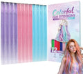 Colored Hair Extensions Mix Tinsel, Clip in Dreamy Mermaid Hair for Girls by KRALER