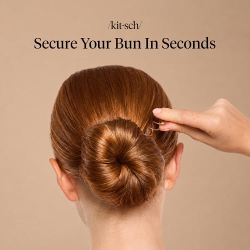 Kitsch Spiral Bobby Pins - Hair Accessories For Women - Brown, 3pcs - Image 4