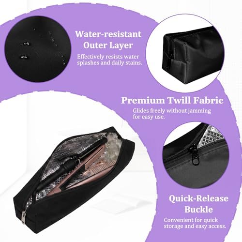 Heat Resistant Hair Tools Travel Bag Water-Repellent Hot Tool Organizer Bag - Image 3