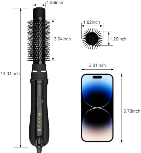 Lightweight Hot Air Brush | Upgraded 4-in-1 Blow Dryer & Volumizing Styler - Image 6