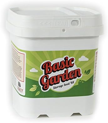 Basic Survival Garden Seed Assortment - Over 20,000 Specially Dried, Non-GMO, Heirloom, Long Shelf Life Gardening Emergency Storage Seeds - Prepper Vault: Corn, Peas, Beans, Tomatoes, More by LegacyPremiumFoodStorage