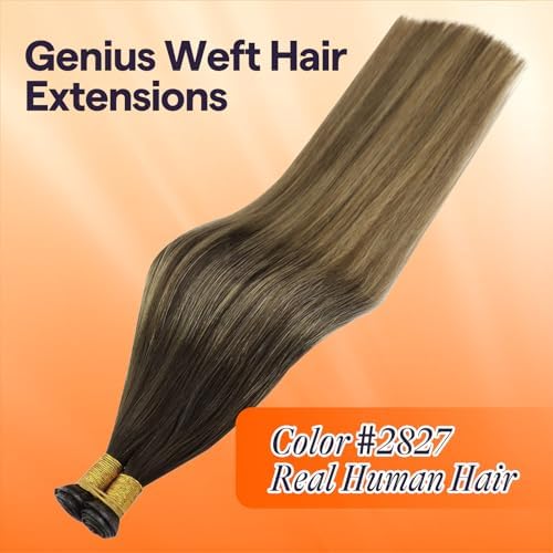 Full Shine Genius Weft Hair Extensions Human Hair 18 Inch 50G - Image 2