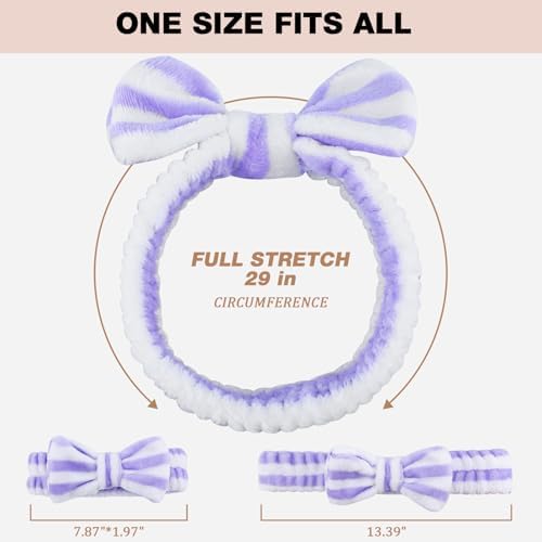 YOOVR 8pcs Spa Headband, Stocking Stuffers for Teen Girls Women (Candy) - Image 2