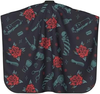Barber Cape, Hair Salon Haircut Gown, Hair Cutting Apron with Adjustable Closure, Professional Salon Cutting Barber Skirt for Barbershop (color 1) - Image 7