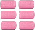 6-Pack Self-Grip Hair Rollers, 30mm-32mm (1"-1.2") Volume Curlers, Random Color by Unknown