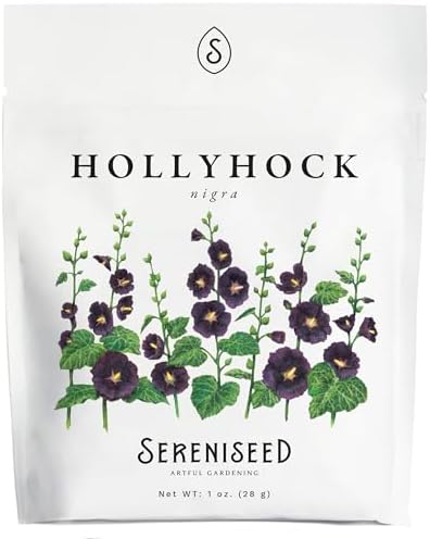 Sereniseed Nigra Hollyhock Seeds (1 oz) by Sereniseed