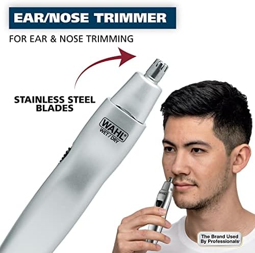 Wahl Battery Men’s Nose Hair Trimmer - Eyebrows, Neckline, Nose & Ear Hair - Image 4