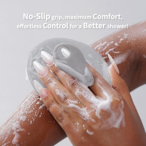 2 Pack Body Brushes, BEAUTAIL Gentle Exfoliating Shower Brush - Image 5