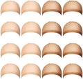 Chuangdi 100 Pcs Elastic Medium Nude Wig Caps Stretchy Nylon Stocking Caps for Women Cosplay(Beige and Natural Nude) by Chuangdi
