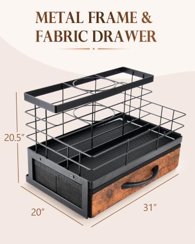 Lorbro Hair Tool Organizer for Countertop, Heat-Resistant Hair Dryer Holder - Image 2