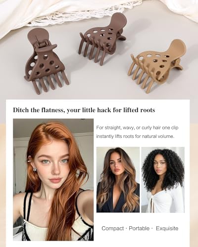 Curly hair clips Hair Volume Clip,10 PCS Root Clips for Curly Hair Volume and Claw Clips for Thick Hair. - Image 3