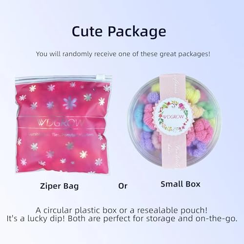 Baby Hair Ties Toddler Hair Accessories No Damage Scrunchies, 120pcs - Image 6