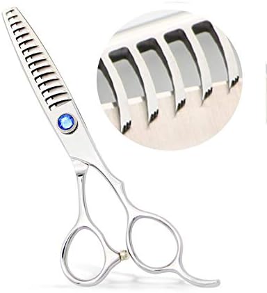 6.5" Professional Texturizing Scissors, Hair Thinning Shears for Precise Texturizing - Removes 50% Less Hair vs Standard, Japanese Stainless Steel Cutting Teeth Shears by MISSUM