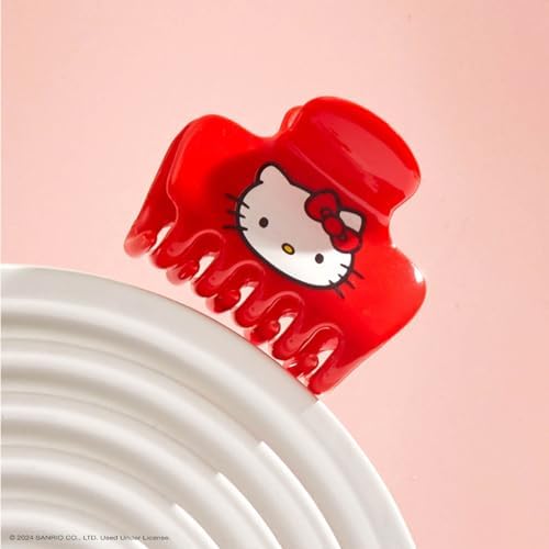 Kitsch x Hello Kitty Puffy Large Hair Clips for Women - Red, 1pc - Image 2