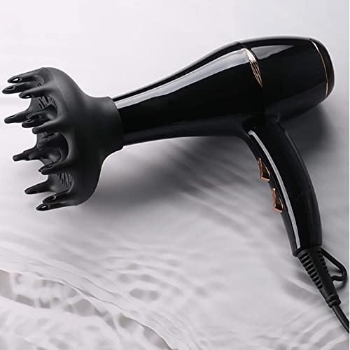 Hair Diffuser Universal Hair Dryer Diffuser Attachment Blow Dryers Diffuser for Curly Wave Thick Hair Black blow dryer diffuser - Image 2