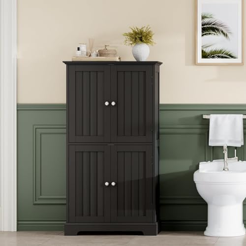 ChooChoo Bathroom Floor Cabinet with Adjustable Shelves - Image 6