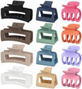 SMKSL 12 Pcs Hair Claw Clips for Women & Girls 3 Styles Hair Accessories by SMKSLHAIRCLAWCLIP