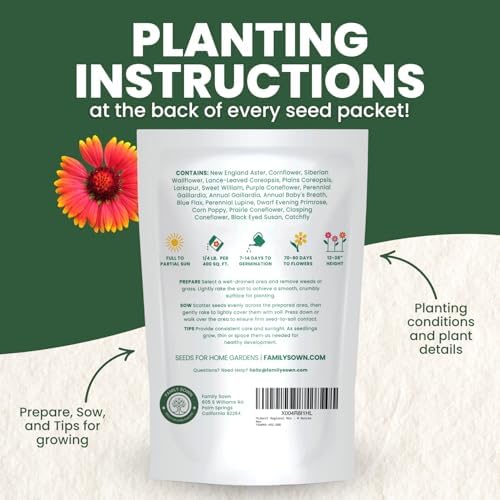 Midwest Regional Mix – 56,000 Seeds for Planting – 2026 Season – 4 Ounce Pouch - Image 4