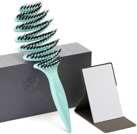 Natural Boar Bristle Hair Brush for Fine Hair - A Great Gift - Image 7
