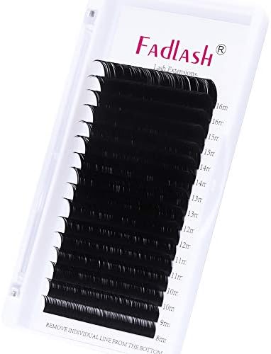 FADLASH Eyelash Extension Supplies 0.15 Classic C Curl Mix 8-16mm Silk Individual Eyelashes Professional Salon Use - Image 6