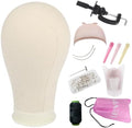 Leeven Poly Canvas Head for Making Wigs Manequin Head with Stand 21 Inch by Leeven