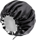 Edoneery Satin Bonnet for Sleeping Women, Double Layer Adjustable Sleep Cap by Edoneery