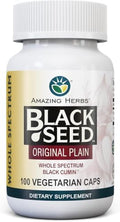 Amazing Herbs Whole Spectrum Black Seed Oil Capsules - 100 Count, 475mg by AmazingHerbs