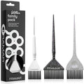 FRAMAR Glitter Hair Color Brush Set, Hair Dye Brush Kit by FRAMAR