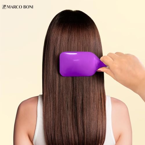 Marco Boni Free Flex Detangling Hair Brush, Flexible Hairbrush for Wet & Dry Hair, Pain-Free Detangler, Ergonomic Handle, All Hair Types, Açaí Burst - Image 5