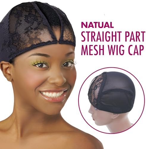 DONNA Natural Straight Part Mesh U Part Wig Cap - Premium Hair Accessories, Breathable Wig Cap Design, Ideal Hair Bonnet for Sleeping, Enhances Comfort and Style, Perfect Fit 1PC - Image 3