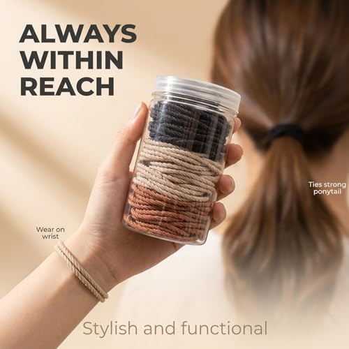 Hair Accessories Set for Women Claw Clips, Bobby Pins and Elastic Hair Ties - Image 7