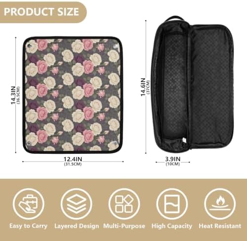 Yuiboo Hair Straightener Travel Bag with Heat Resistant Mat - Image 4