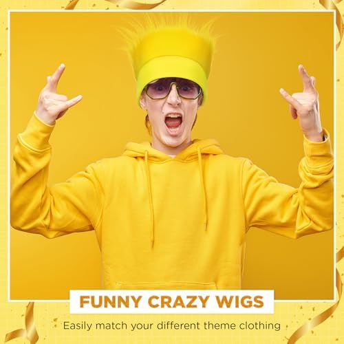 Crazy Wig Hairy Headband Hat - Image 4