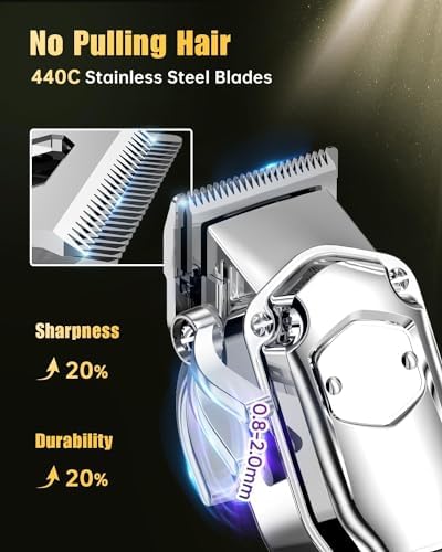 Romanda Hair Clippers and Trimmers Set Cordless for Men Grooming,Barber Set - Image 5