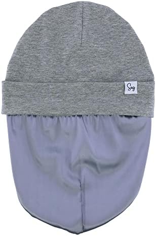 Jersey Beanie Hat for Newborn Baby Boys Girls Silky Satin Lined Hats Bonnet Toddler Infant Little Kids Beanies Caps - Image 4