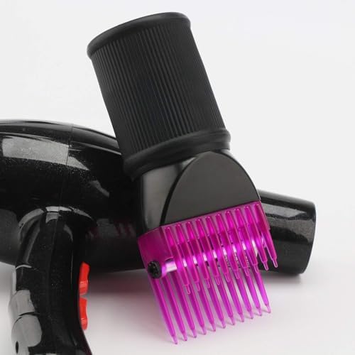 Segbeauty Blower Dryer Comb Attachment, Hair Dryer Concentrator with Brush Attachments for 1.57-1.97" Nozzle, Professional Salon Hairdressing Styling Tool for Straightening Wavy Natural Curly Hair - Image 4