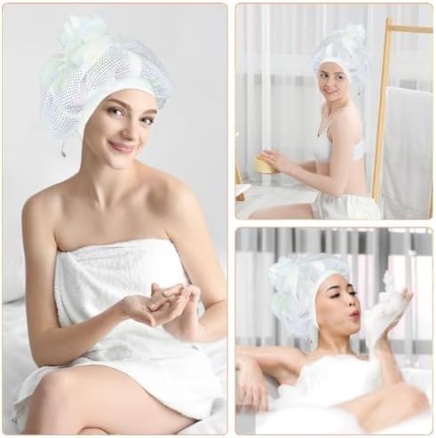Net bonnet, Special Design for Curly Hair, Reduces Frizz, Accelerates Drying, Enhances Curl Definition（total 2pcs) - Image 6