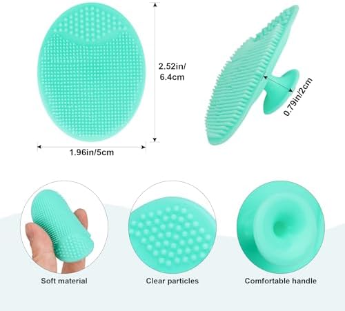 Baby Hair Brush with Wooden Handle and Comb Set for Newborns & Toddlers | Natural Soft Goat Bristles l Wood Comb l Green Cradle Cap Brush | Ideal for Cradle Cap (3 Piece) - Image 6