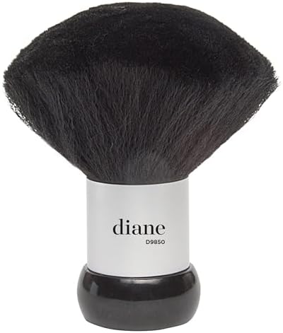 Diane Neck Duster Brush for Hair Cutting, Soft Nylon Bristles, 5" by Diane